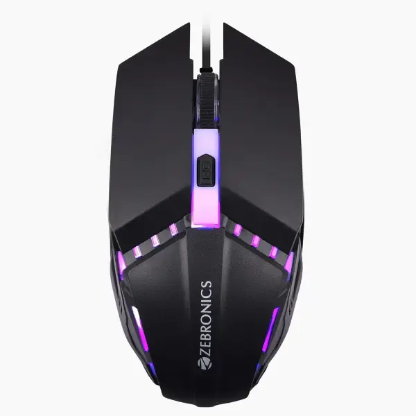 ZEBRONICS PHERO Wired Gaming Mouse with up to 1600 DPI