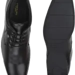 LIBERTY-Fortune ROBERT-2 Formal Shoes With PU Upper | Stylish & Comfortable Lacing Derby For Men (Black , 7)