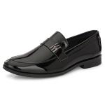 Centrino Slip-On Men's Formal Shoe | Stylish with Soft Cushioned Insole | Trendy Non Lace-Up Design | Perfect for Formal Wear (9705)