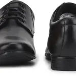 LIBERTY-Fortune ROBERT-2 Formal Shoes With PU Upper | Stylish & Comfortable Lacing Derby For Men (Black , 7)