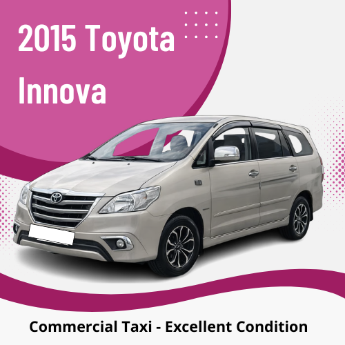2015 Toyota Innova Commercial Taxi - Excellent Condition