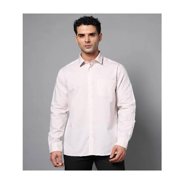 ARROW-Men Slim Fit Cotton Shirt with Patch Pocket