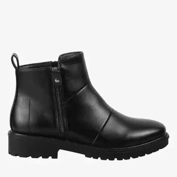 CATWALK-Women Mid-Calf Length Boots with Zip Closure