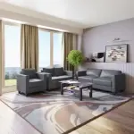 Godrej-Quad 6-Seater Leatherette Sofa Set (3+2+1)