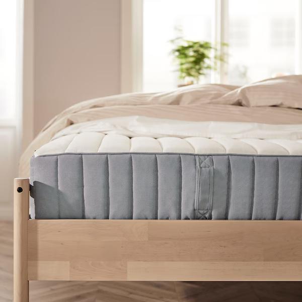 IKEA-Pocket sprung mattress, firm/light blue