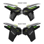 SpinBot-BattleMods NinjaX | Mobile Gaming Triggers | 5X Faster with Capacitive Conduction | for BGMI/Free Fire Max/COD Mobile - (Black)