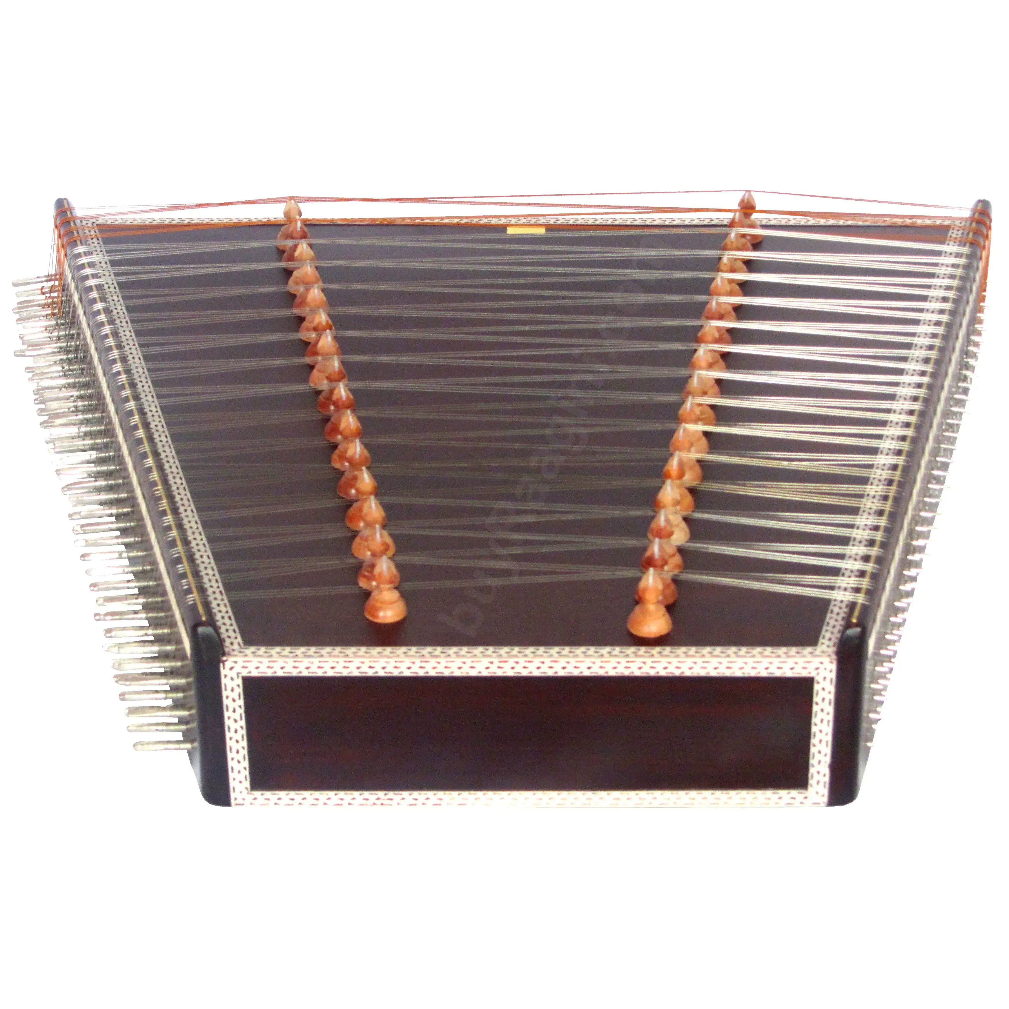 Musical bazaar-Palmona Indian Santoor/Santur Professional - Solid Wood - 31 Notes - 93 Strings (SM-BJG)