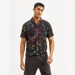 Levis-Men's Resort Collar Floral Relaxed Fit Camp Shirt