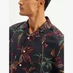Levis-Men's Resort Collar Floral Relaxed Fit Camp Shirt