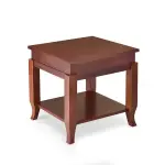 Nilkamal-Alma End Table (Mahogany)