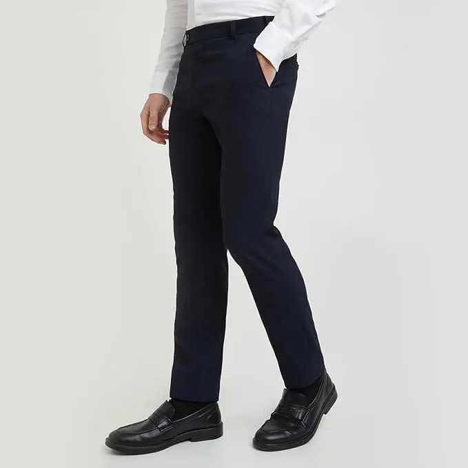 Raymond-Slim Fit Mid Rise Trouser