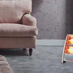 Usha-2 Rod 800 Watt Quartz Heater with Low Power Consumption and Tip Over Protection (4302, Grey)