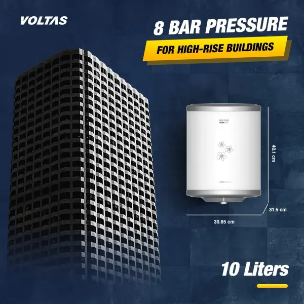 Voltas-Aqua Prime 4 Star Water Heater - 10L (2000 W)