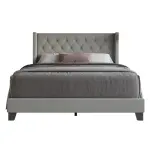 Wayfair-Ameire Upholstered Wingback Bed