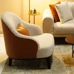 Godrej-Vanisa 3 Seater Living Room Sofa Set with 2 Arm Chairs