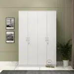 WoodenStreet-Kayden 4 Door Multi Utility Wardrobe With Lock