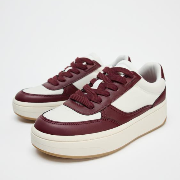 ZARA-COLOUR BLOCK TRAINERS