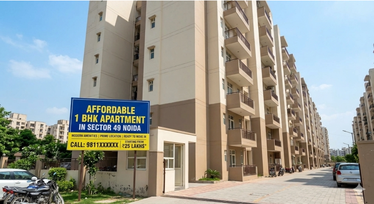 Affordable 1 BHK Apartment in Sector 49 Noida