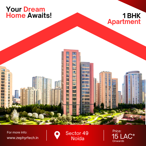 Affordable 1 BHK Apartment in Sector 49 Noida